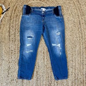 Liz Lange maternity plus size skinny jeans 18